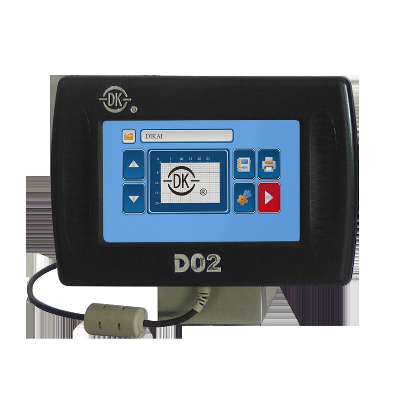 DIKAI D02 Thermotransfer-Drucker mit 24mm Druckkopf, 200 DPI und 120 PPM Druckgeschwindigkeit für Vertikalpacker