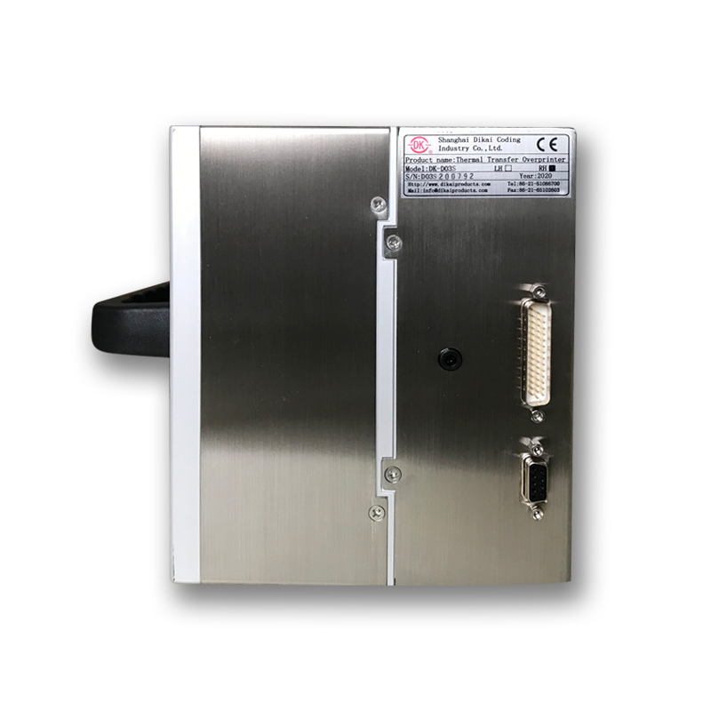 DIKAI D03S Thermotransfer-Drucker mit langer Lebensdauer USB/RS232/Netzwerkschnittstelle für die Lebensmittel- und Getränkeindustrie