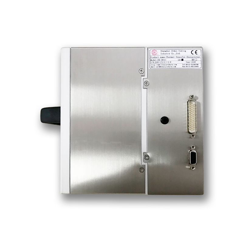 DIKAI D05S automatischer TTO-Drucker mit einer Druckfläche von 53 mm*150 mm und einer Druckgeschwindigkeit von 2-36 m/min für Plastikfolienbeutel